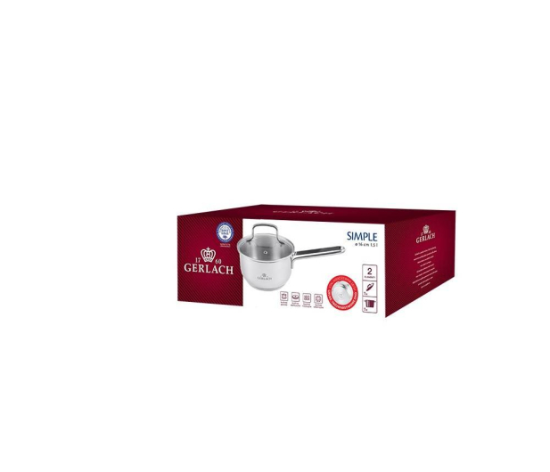 Gerlach Rondel 16cm, 1,5L z pokrywka SIMPLE - 1457025 - zdjęcie 2